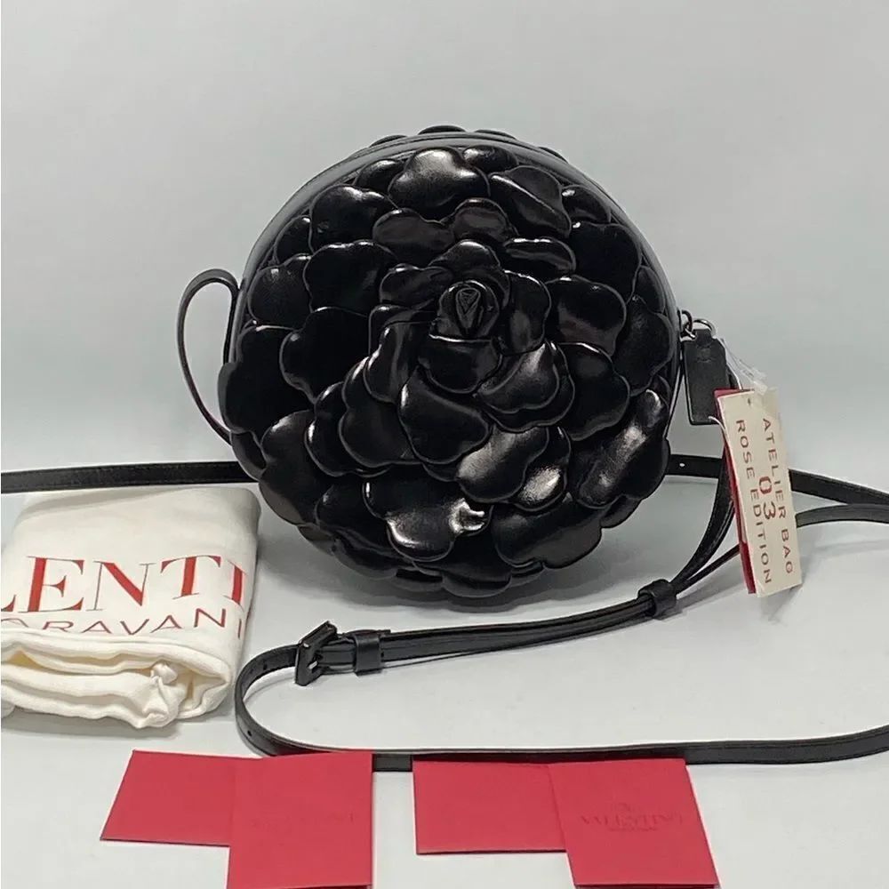 Valentino Garavani 03 Rose Edition Atelier round crossbody bag